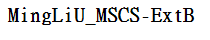MingLiU_MSCS-ExtB
