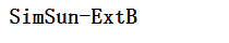 SimSun-ExtB