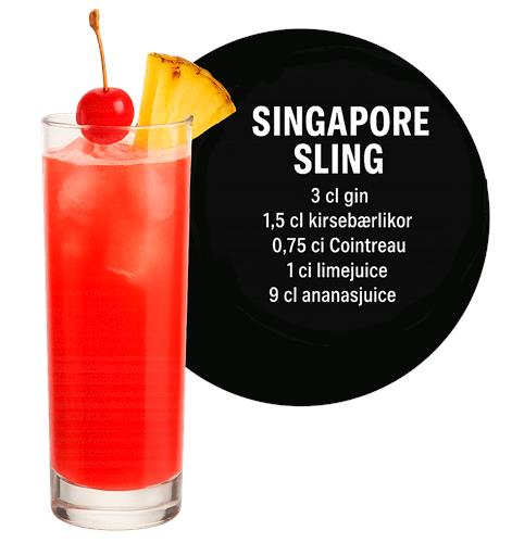 Singapore Sling Cocktail Opskrift