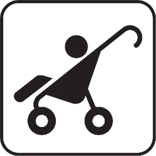 Symbol for Barnevogn