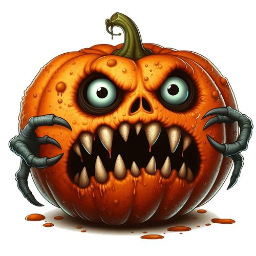 Skræmmende Halloween Græskar