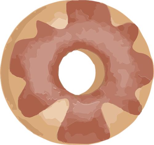 Lækker Chokoladeglasur Donut