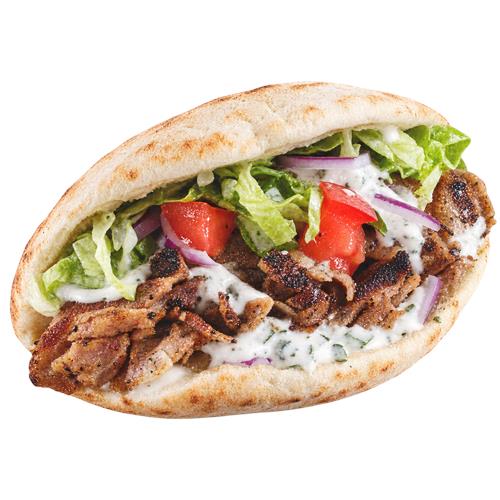 Kebab i pitabrød