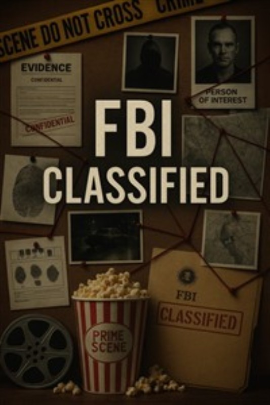 FBI Klassificerede Beviser - Træd ind i den spændende verden af efterforskning med denne unikke collage af FBIs klassificerede beviser. Perfekt til at tilføre mystik til dit hjem eller kontor, denne plakat inviterer til nysgerrighed og fascination.