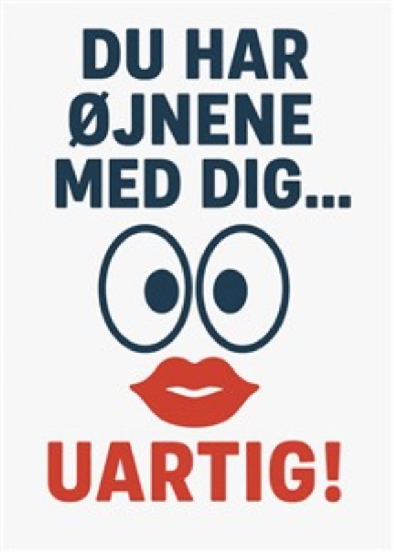 Legesygt Budskab til Væggen - Bring et smil frem med dette humoristiske billede, der taler direkte til legeglæden i os alle. Det farverige design og sjove ansigtstræk skaber en livlig atmosfære, perfekt til et rum, hvor humor og kreativitet blomstrer.