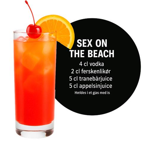 Sex on the Beach Cocktail Opskrift